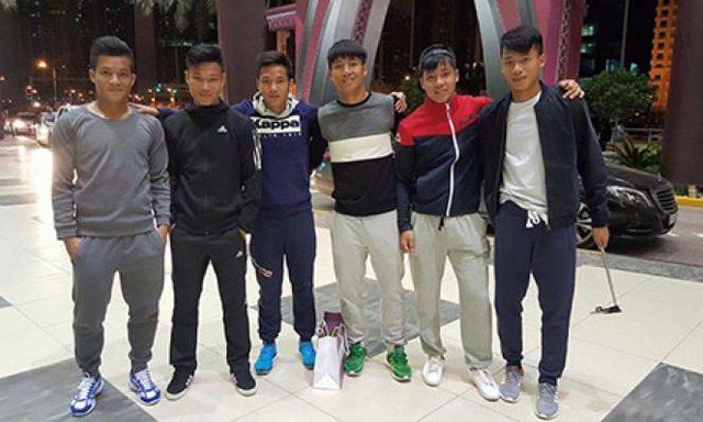 U23 Việt Nam tươi tắn tại Qatar.