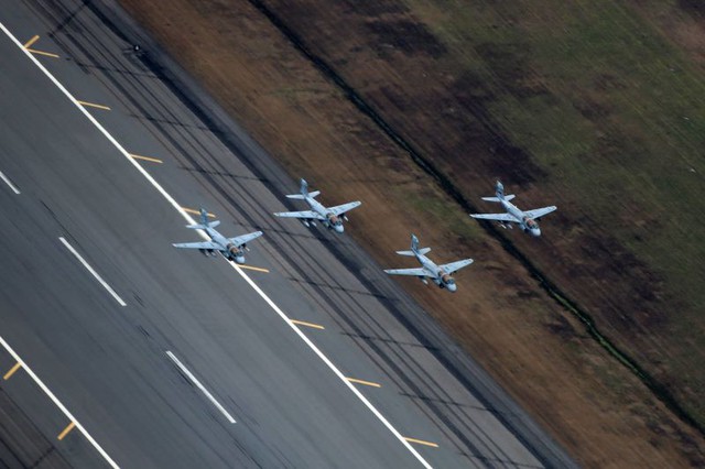 
Hải quân Mỹ đã cho nghỉ hưu toàn bộ EA-6B vào tháng 6/2015

