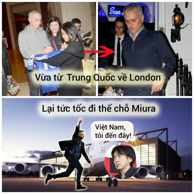 Mourinho sẽ đến thay Miura?