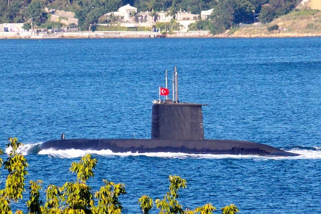 
Tàu ngầm Type 209 của Thổ Nhĩ Kỳ
