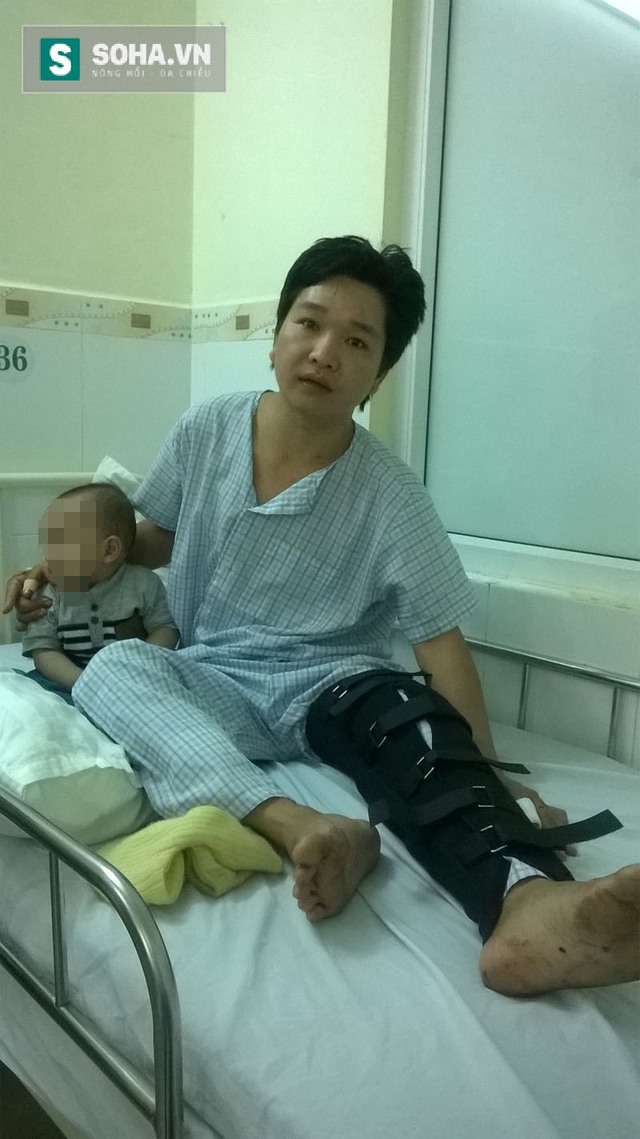 
Anh Hiền đang điều trị tại bệnh viện Hoàn Mỹ Đà Nẵng
