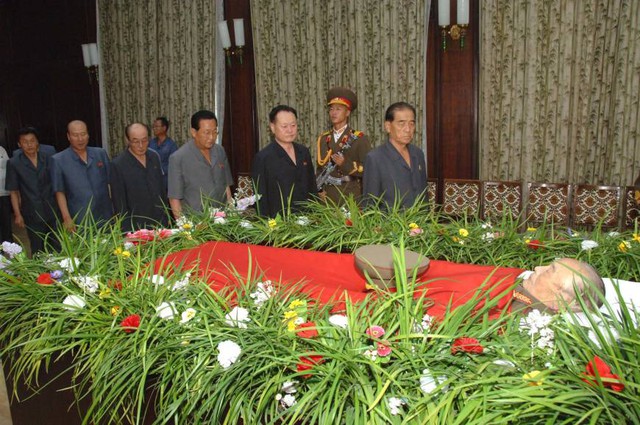 Tang lễ Jon Pyong Ho vào 9/7/2014
