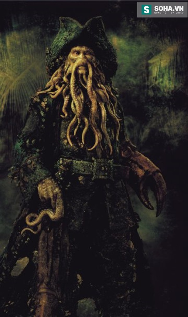 
Nhân vật Davy Jones trong phim Pirates of the Caribbean.
