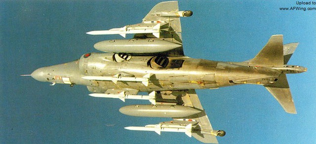 
Nhờ radar Blue Vixen mà Sea Harrier F.A.2 dẫn bắn được tên lửa không đối không tầm trung AIM-120 AMRAAM
