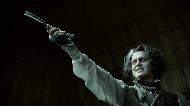 Nam diễn viên Johnny Depp trong phim Sweeney Todd: The Demon Barber of Fleet Street (2007).