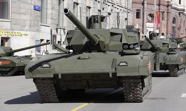 
Xe tăng T-14 Armata mới nhất của Nga.
