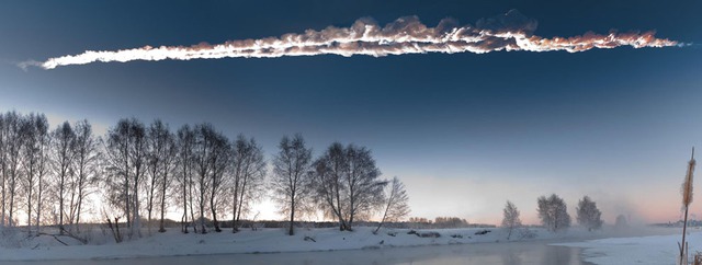 
Sao băng Chelyabinsk phát nổ năm 2013.

