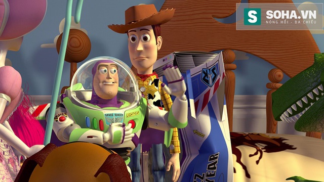 Một cảnh trong phim Toy Story (1995).