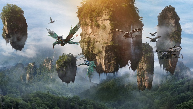 Hình ảnh hành tinh Pandora được thực hiện bằng CGI.