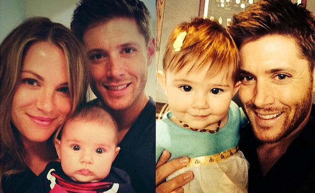 
Gia đình hạnh phúc của Jensen Ackles.
