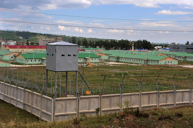 
Tổ hợp căn cứ quân sự Nga tại Tskhinvali.
