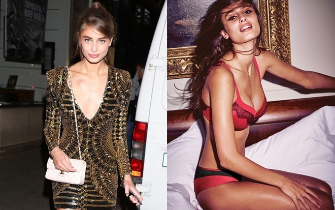 
Taylor Hill - thiên thần trẻ sinh năm 1996 - có vẻ ngoài người lớn hơn hẳn trong catalogue của Victorias Secret.
