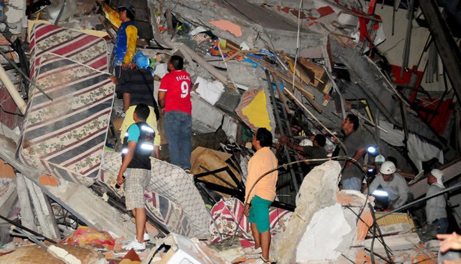 
Vụ động đất gần đây đã làm tê liệt đất nước Ecuador. Ảnh: Reuters
