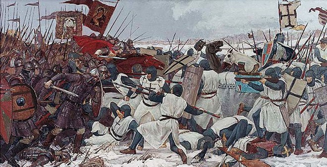 
Quân Mông Cổ và Thổ Nhĩ Kỳ góp phần vào chiến thắng vẻ vang. Ảnh Internet.
