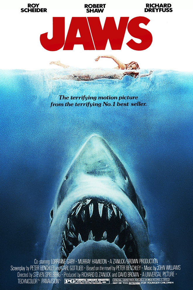 Poster phim Jaws.
