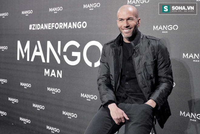 Zidane là đại sứ thương hiệu của Mango