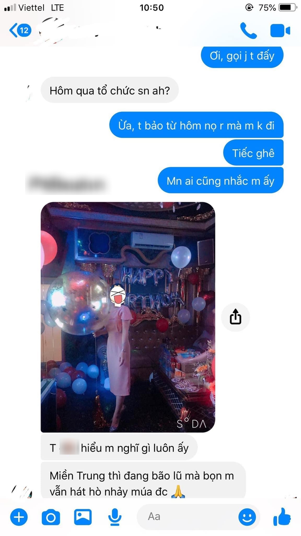 Đăng ảnh tổ chức tiệc sinh nhật, cô gái nhận phản ứng không ngờ từ bạn thân: Tin nhắn gây tranh cãi - Ảnh 2.