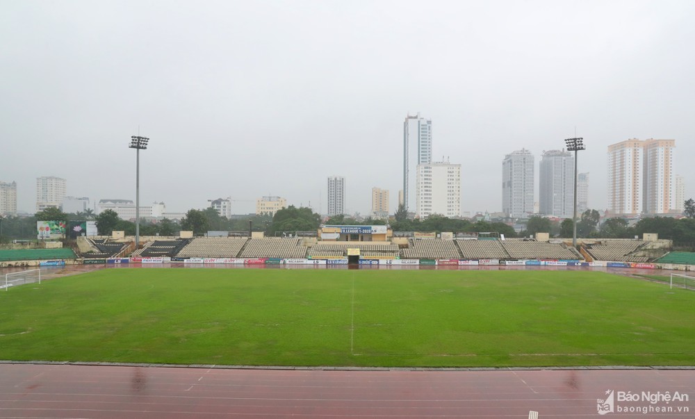 Sân Vinh vẫn đảm bảo tổ chức trận Sông Lam Nghệ An - Nam Định - Ảnh 1.