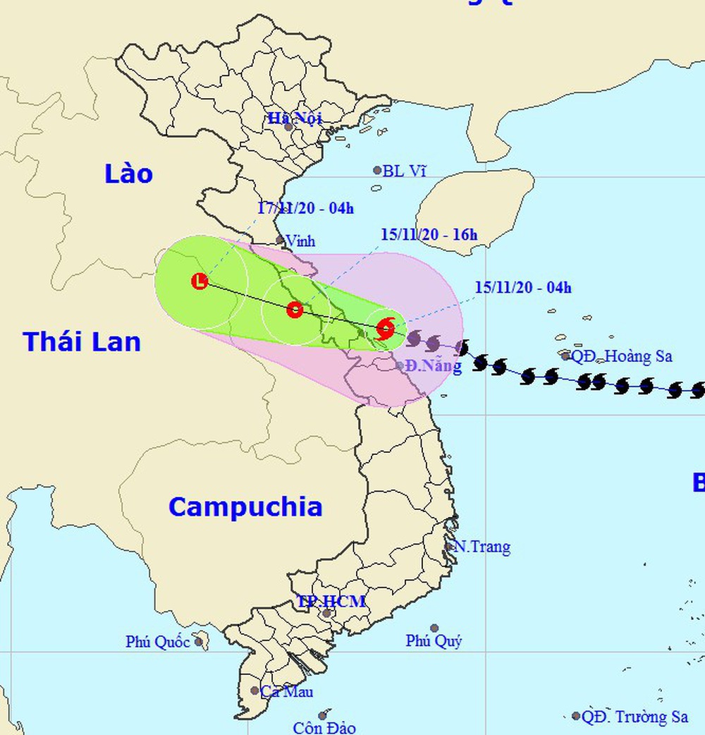 Bão số 13 giật cấp 12 đổ bộ vào Quảng Bình - Thừa Thiên Huế, nguy cơ xảy ra sạt lở đất - Ảnh 1.