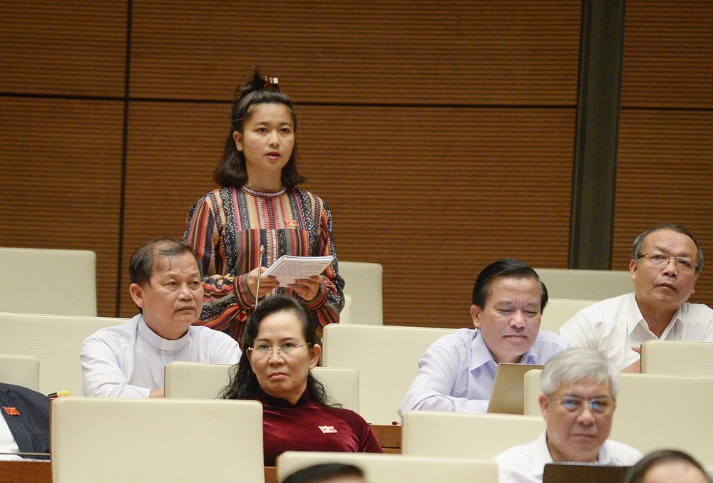 Chân dung nữ đại biểu Quốc hội - Trung tá Ksor H’Bơ Khăp với các phát ngôn ấn tượng - Ảnh 1.