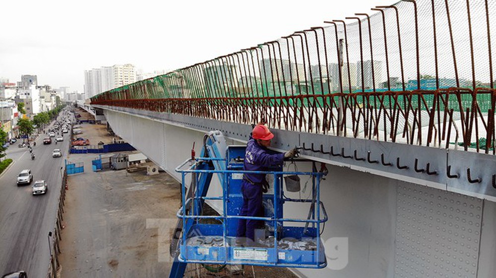 Con đường nghìn tỉ tại Hà Nội dự kiến thông xe vào 30/9 - Ảnh 7.