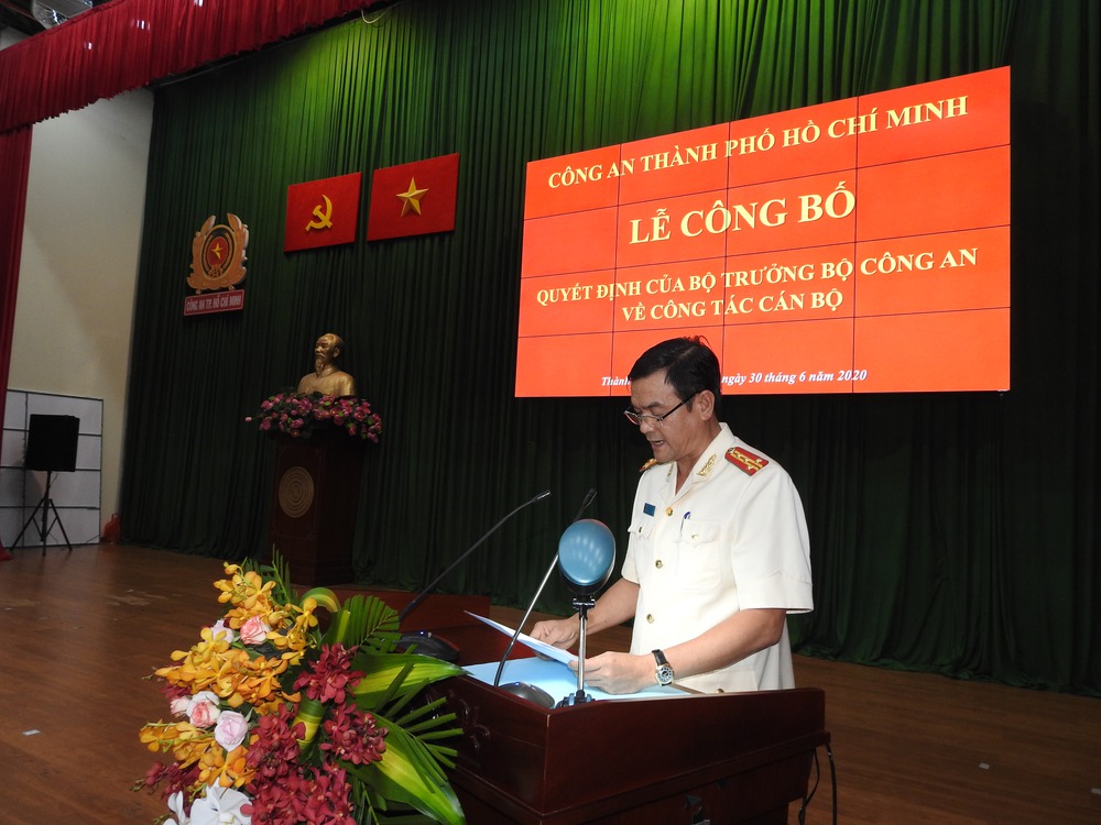 Đại tá Lê Hồng Nam, tân Giám đốc Công an TP.HCM chính thức ra mắt - Ảnh 1.
