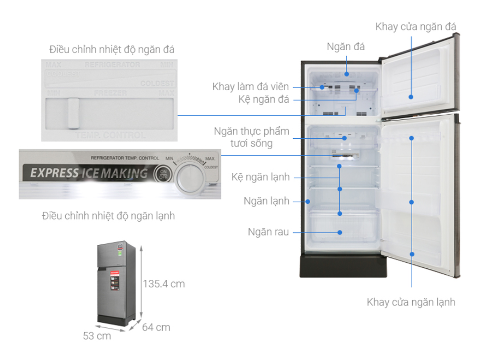 Top 5 tủ lạnh tiết kiệm điện đáng mua nhất trong tầm giá dưới 6 triệu đồng - Ảnh 3.