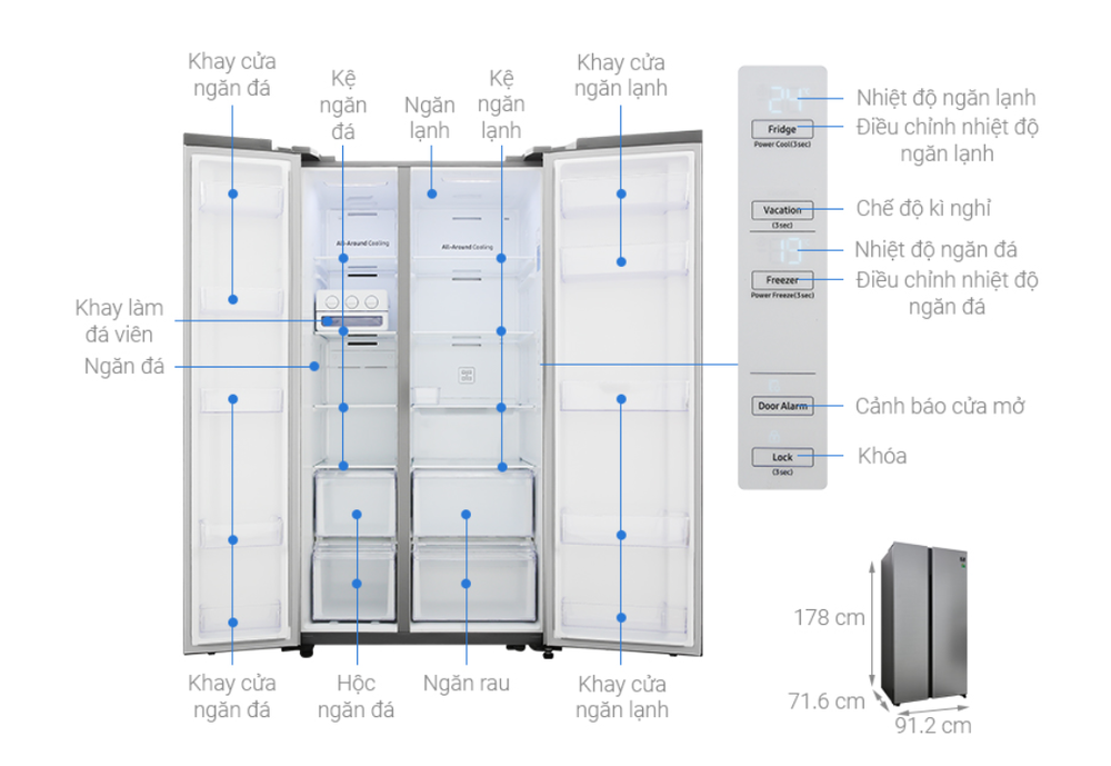 Tủ lạnh hai cánh tiết kiệm điện hạ giá xuống dưới 20 triệu đồng - Ảnh 2.