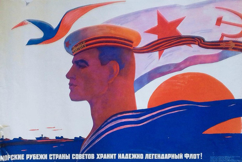 Hải quân Liên Xô “hùng mạnh” qua loạt tranh tuyên truyền sục sôi - Ảnh 12.