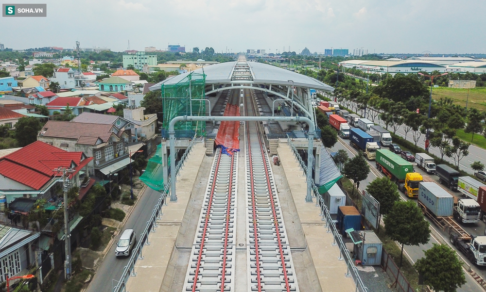 [ẢNH] Hình dáng ga metro khu Công Nghệ Cao lộ diện sau 8 năm xây dựng - Ảnh 2.