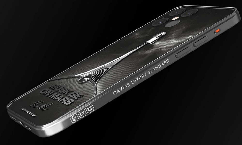 Caviar cho đặt hàng trước iPhone 12 Pro phiên bản đặc biệt “Musk Be on Mars” - Ảnh 5.
