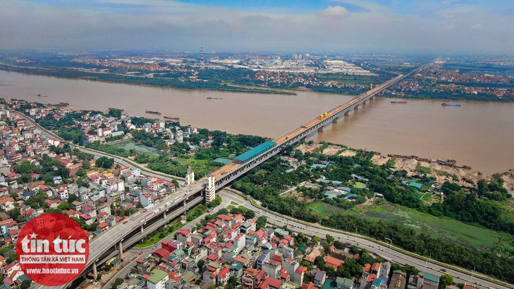 Toàn cảnh công trường sửa chữa cầu Thăng Long - Ảnh 10.