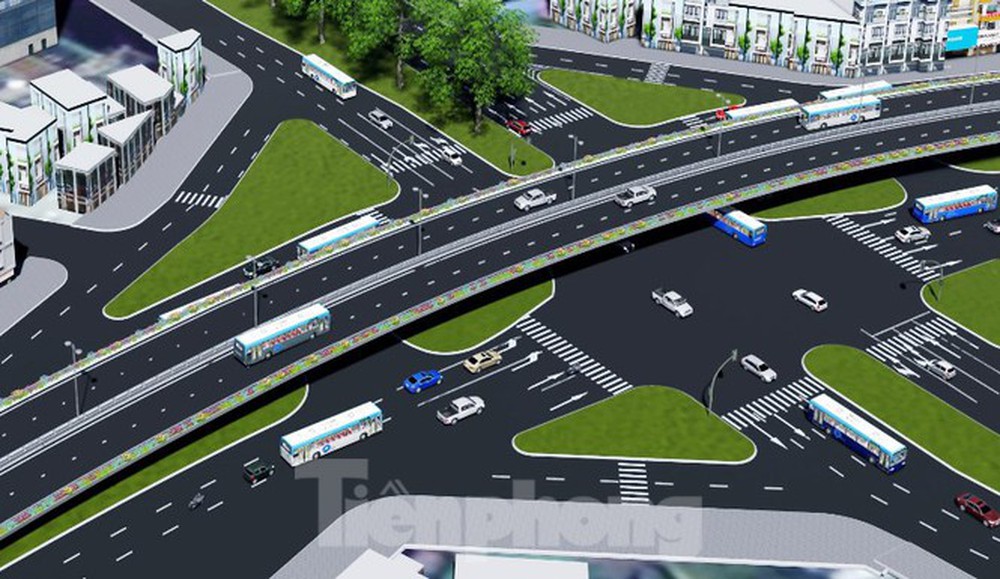 Hình ảnh thiết kế cầu vượt nút giao La Thành - Nguyễn Chí Thanh - Ảnh 2.