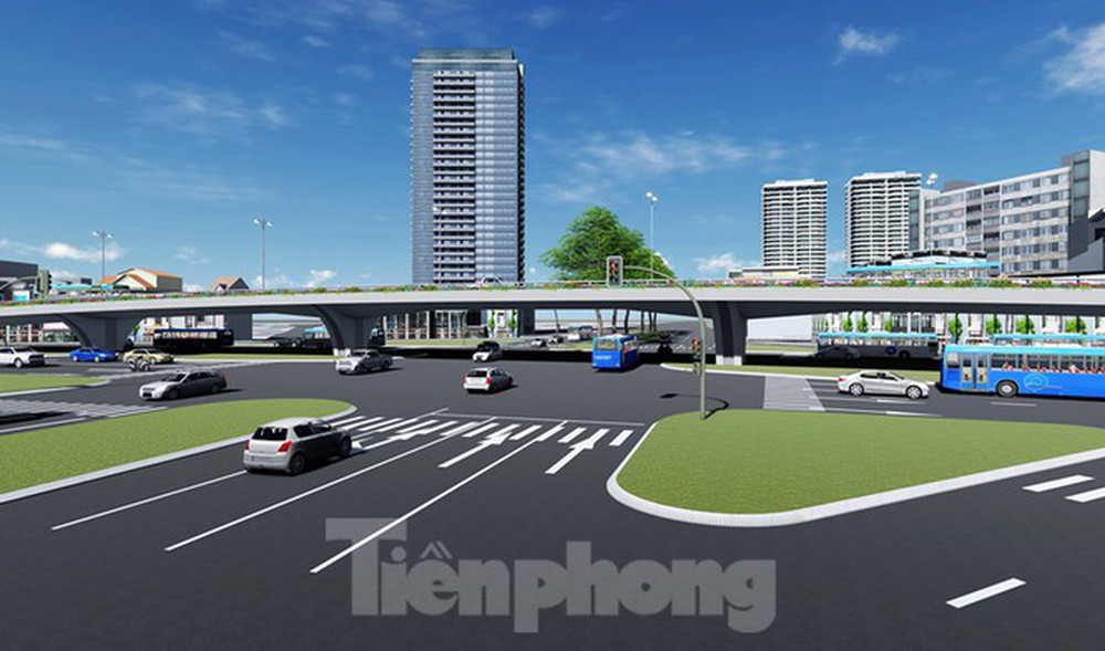 Hình ảnh thiết kế cầu vượt nút giao La Thành - Nguyễn Chí Thanh - Ảnh 4.
