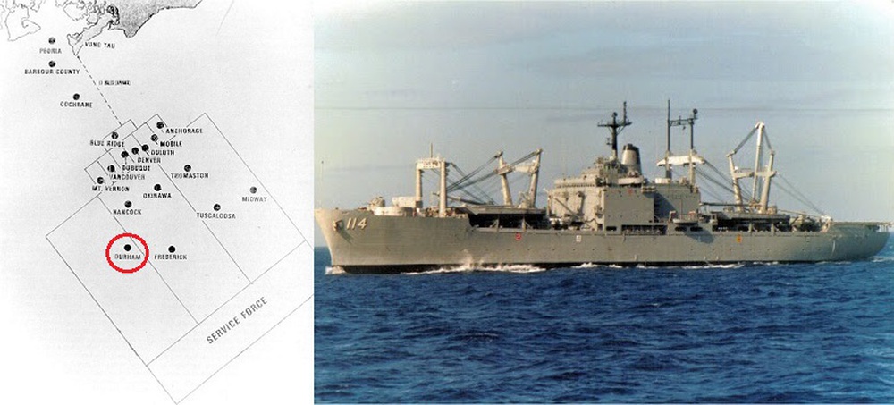 Bị tên lửa chống hạm giết mổ, tàu Mỹ từng tham chiến ở Việt Nam chìm xuống đáy đại dương - Ảnh 1.