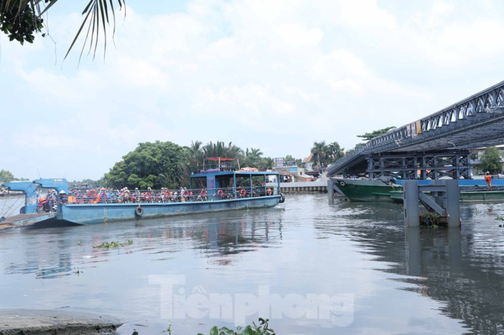 Cận cảnh cây cầu thay thế bến phà cuối cùng trong nội thành Sài Gòn - Ảnh 1.