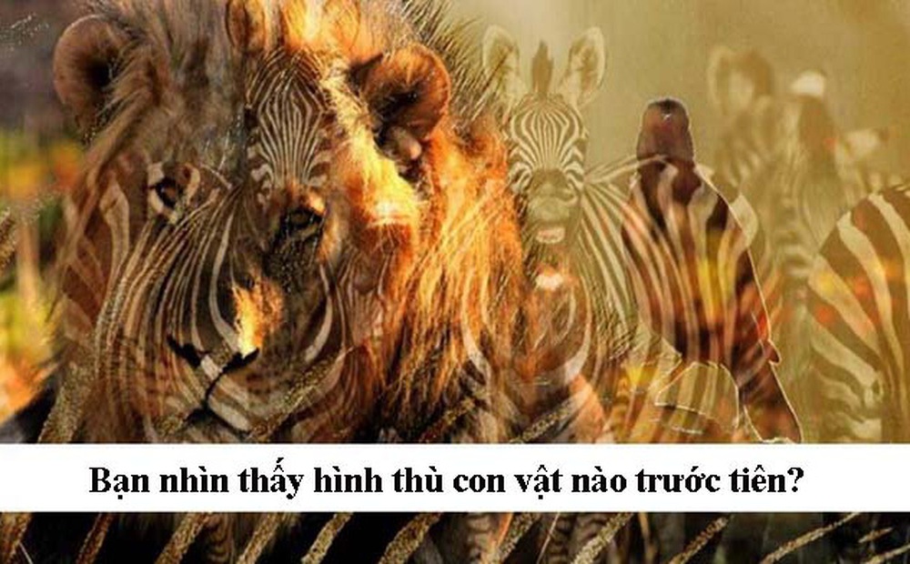 Bạn nhìn thấy hình thù con vật nào trước tiên? Người có tố chất lãnh đạo sẽ thấy con gì?