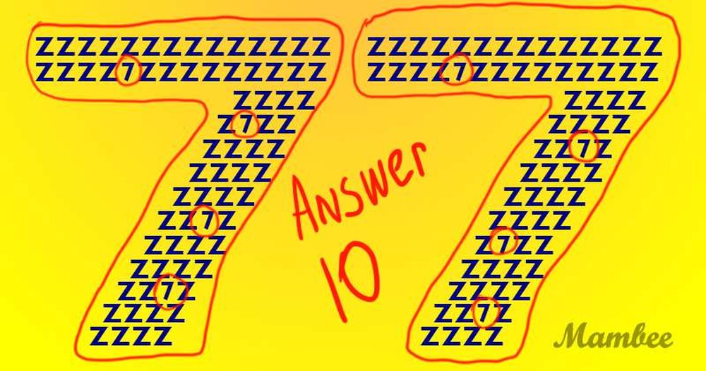 Thách thức thị giác: Đố bạn tìm ra chính xác 10 con số 7 trong vòng 8 giây! - Ảnh 3.