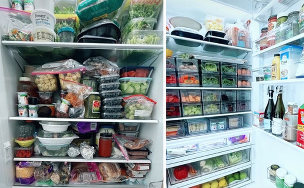 Chiếc tủ lạnh đầy ắp đồ ăn được "lột xác" một cách ngoạn mục khiến ai cũng ao ước