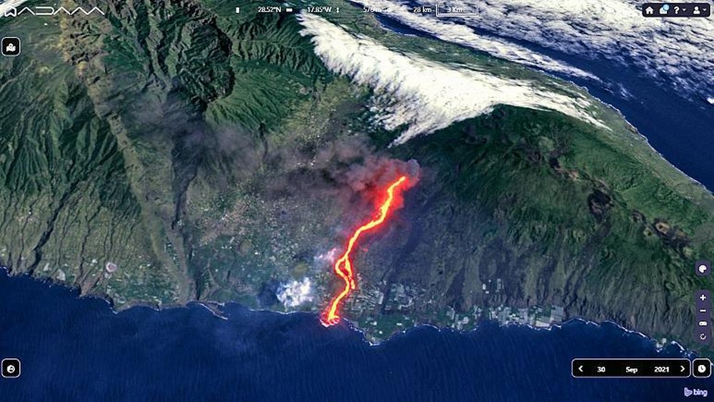 Hình ảnh núi lửa phun trào sáng rõ nhìn từ bên ngoài Trái Đất - Ảnh 6.