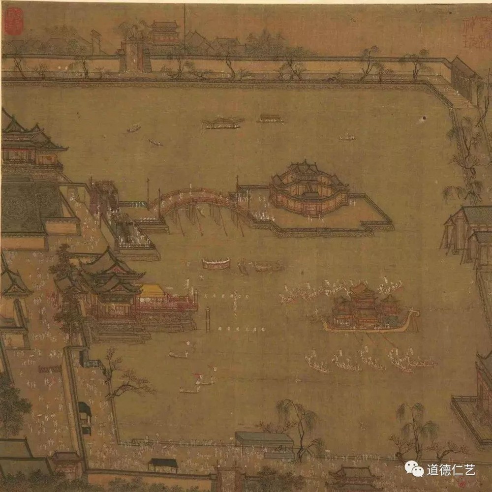 Phóng to 10 lần góc phải của bức tranh cổ, chuyên gia Trung Quốc sửng sốt: Cổ nhân đi trước châu Âu cả 400 năm? - Ảnh 2.