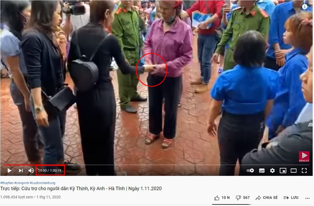 Thủy Tiên công bố phát mỗi hộ dân 10 triệu, nhưng dân mạng soi có hộ chỉ nhận được 1 triệu? - Ảnh 4. Thủy Tiên công bố phát mỗi hộ dân 10 triệu, nhưng dân mạng soi có hộ chỉ nhận được 1 triệu? - Ảnh 4.