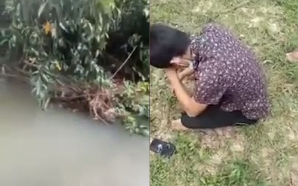 Vụ tìm thấy thi thể bé trai 2 tuổi ở Bình Dương: Ba cháu quỳ thụp xuống khóc, ai cũng xót xa khi vớt cháu lên - Ảnh 1. Vụ tìm thấy thi thể bé trai 2 tuổi ở Bình Dương: Ba cháu quỳ thụp xuống khóc, ai cũng xót xa khi vớt cháu lên - Ảnh 1.