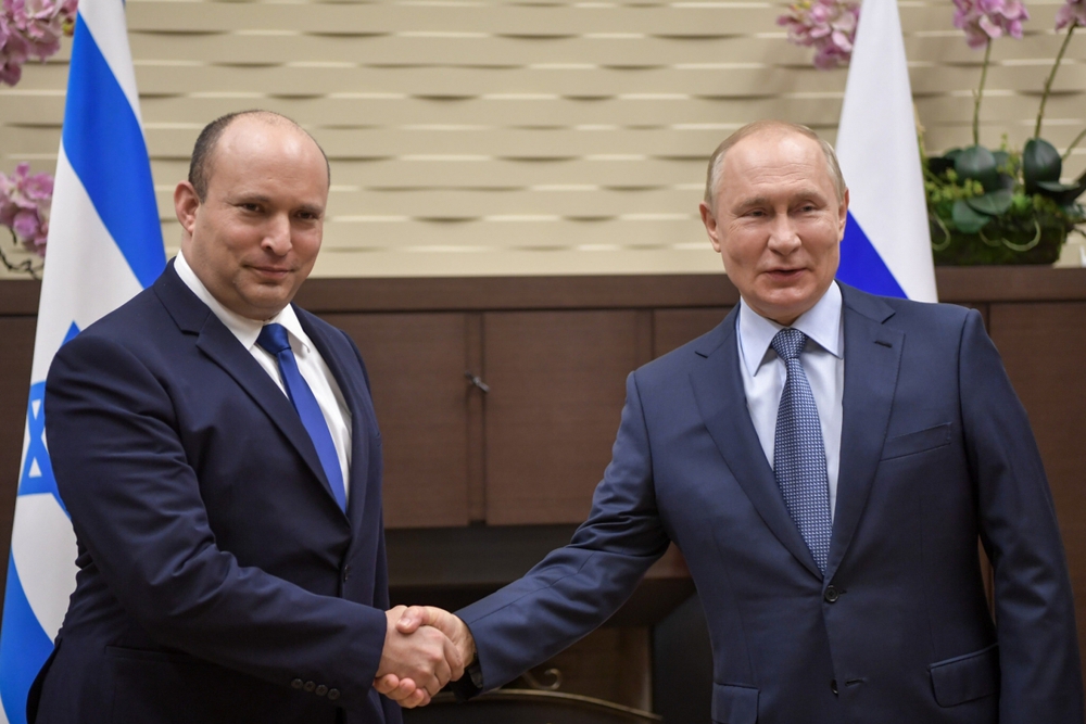 Cuộc gặp 5 giờ đồng hồ giữa Tổng thống Nga và Thủ tướng Israel - Ảnh 1.