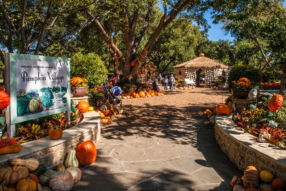 Độc đáo ngôi làng cổ tích được làm từ 90.000 quả bí ngô để đón lễ hội Halloween - Ảnh 1.