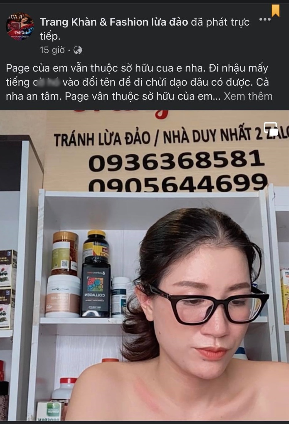 Vừa lên sóng VTV, fanpage của Trang Trần bỗng biến thành Trang Khàn & Fashion lừa đảo - Ảnh 1.