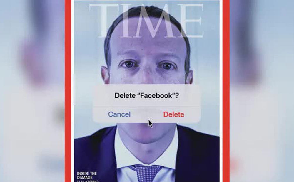 Bìa tạp chí gây sốc của TIME: Hình Mark Zuckerberg đi kèm với câu hỏi 'Bạn có muốn xoá Facebook không'?