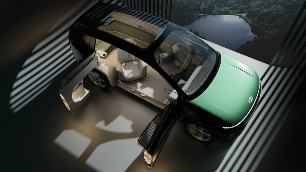 Huyndai Concept Seven: Xe điện đặc sệt tương lai, sạc lên 80% trong 20 phút - Ảnh 5.