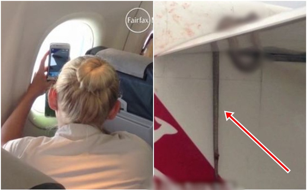 Chụp ảnh trên máy bay, cô gái trẻ tái mặt khi phát hiện ra 1 thứ kinh hoàng ở bên ngoài