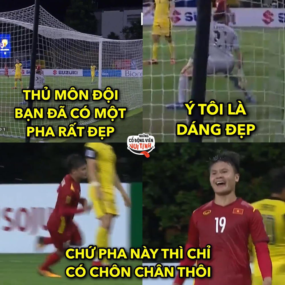 ĐT Việt Nam làm gỏi Malaysia sau 45 phút, dân mạng cười ngất vì loạt ảnh chế hài hước - Ảnh 1. ĐT Việt Nam làm gỏi Malaysia sau 45 phút, dân mạng cười ngất vì loạt ảnh chế hài hước - Ảnh 1.